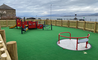 Accessible playpark at Coronation Park in Port Glasgow